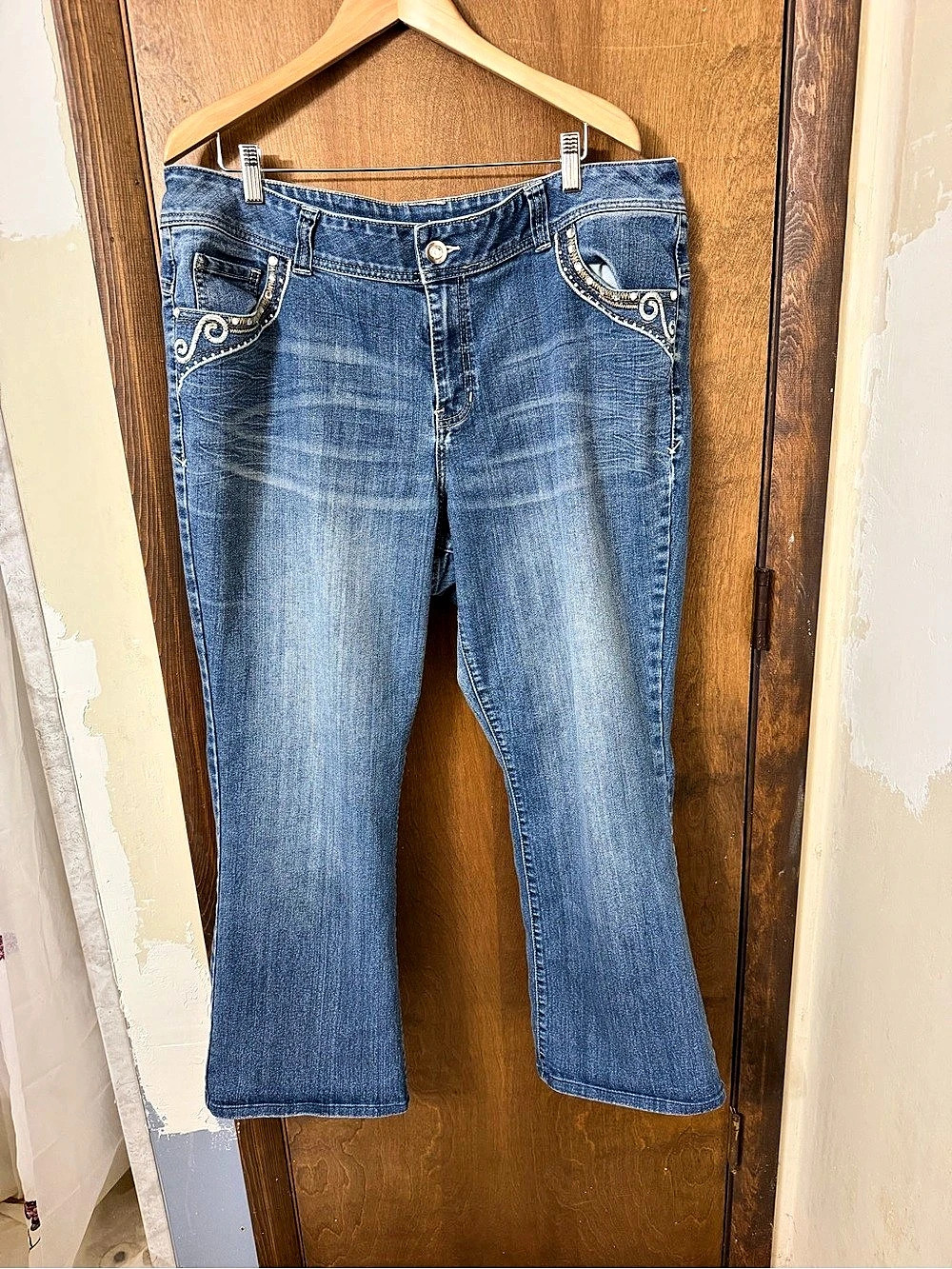 Lane Bryant Women’s 20 Slim Boot Jeans Blue